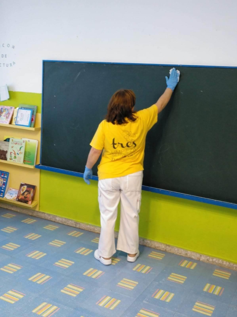 Limpieza de colegio